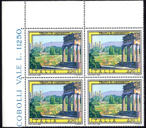 Italia 1982 1605 quartina - italia,