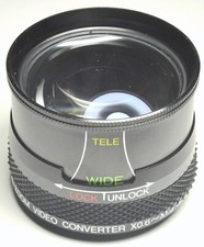 ★SUPER ZOOM AF VIDEO LENS 0,6 x WIDE 1,6 x TELE (2 in 1) MADE IN JAPAN★