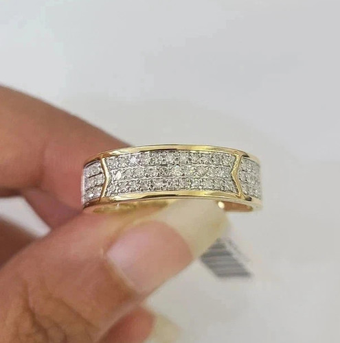 Anello fascia moissanite - a,