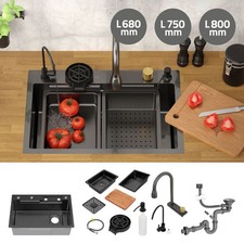 Lavabo da incasso antracite