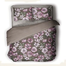 Copripiumone percalle Matrimoniale Enrico Coveri Demetra rosa