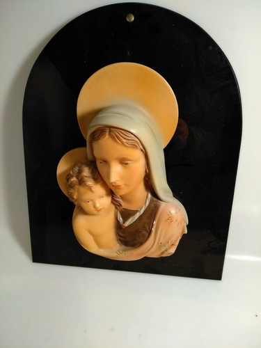 Capezzale gesso madonna con - capezzale,