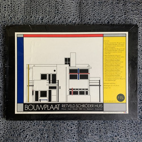 Bouwplaat rietveld schroder - bouwplaat,
