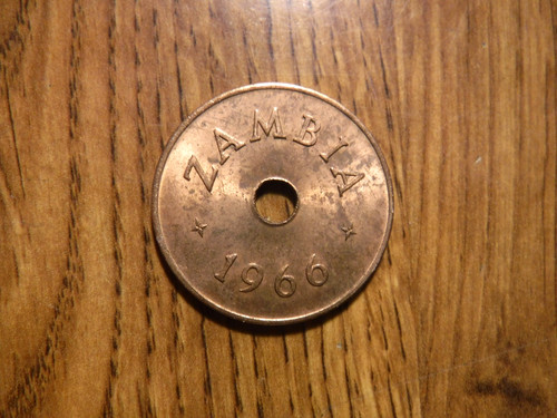 Moneta penny zambia 1966 - 1,