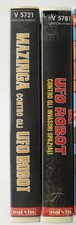 LOTTO 2 VHS CINEHOLLYWOOD MAZINGA UFO ROBOT