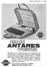 1961 Advert ANTARES 'Parva New