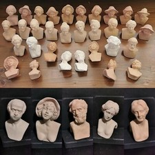 Teste grezze Mani Piedi pastori personaggi presepe in Terracotta cm 20/25 !!!