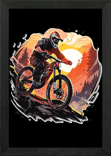 Quadro stampa tela poster - su,