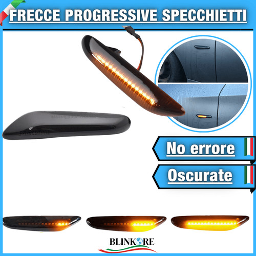 Coppia frecce laterali nero - coppia,