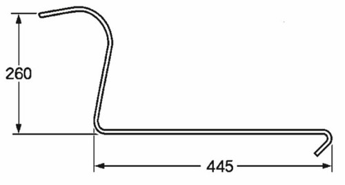 Dente ranghinatore stretto ama - dente,