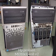 Server HP Proliant ML310e Gen8 V2 E3-1240 V2 3.40 GHZ RAM 16GB HD600 GIGA
