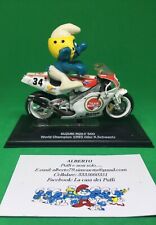 PUFFI SMURFS PUFFO CON MOTO SUZUKI RGV-T 500 WORLD CHAMPION 1993 RIDER K SCHWANT