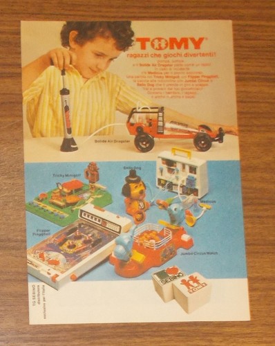 Rara pubblicità tomy - rara,