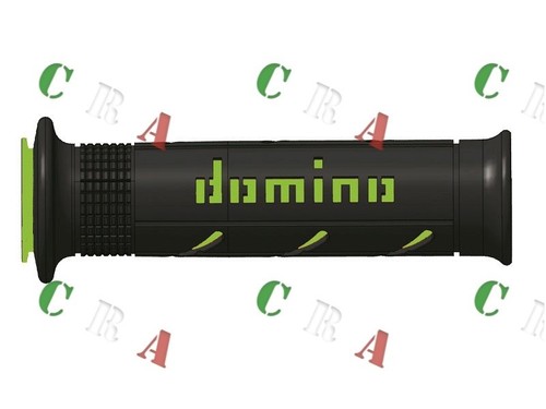 Coppia manopole domino nero - manopole,
