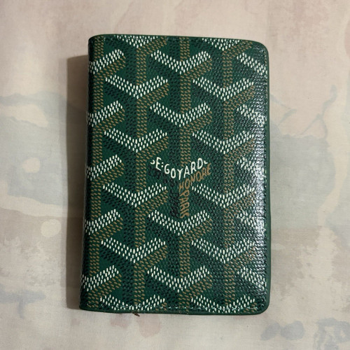 Goyard green chevron - green, wallet