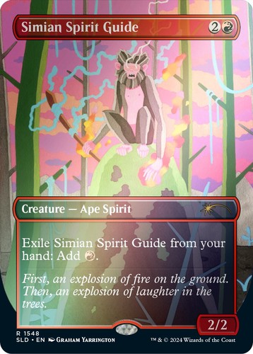 Simian spirit guide rainbow - guide, (rainbow