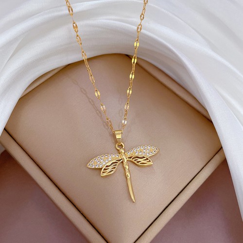 Collana con ciondolo libellula