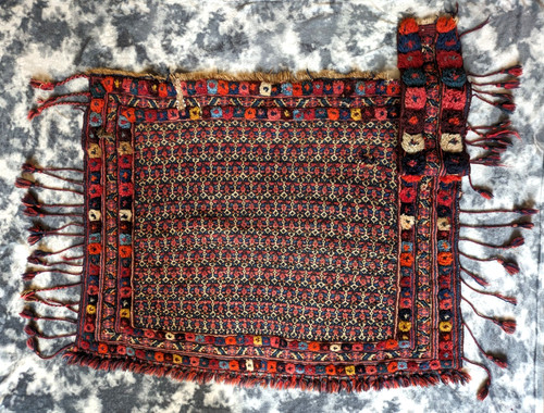 Antico tappeto tribale qashqai - antico,