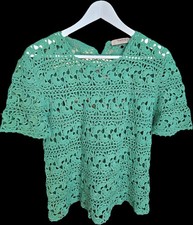 Twin Set maglia donna In cotone verde, taglia M
