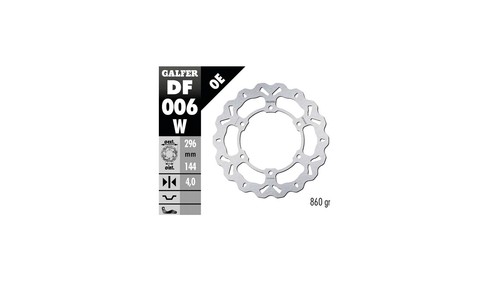 Disco freno df006w galfer - freno, per