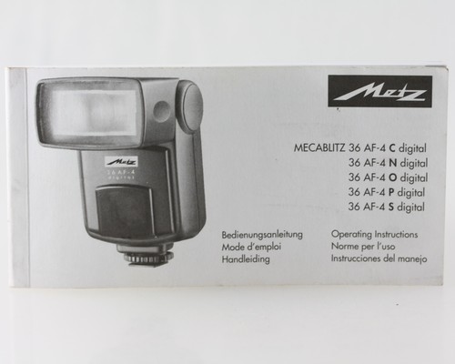 Istruzioni metz mecablitz - mecablitz, 36