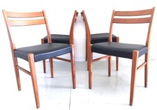 SET 4 SEDIE SCANDINAVE ANNI 60 VINTAGE MODERNARIATO INTERIOR DESIGN ARREDO CHAIR