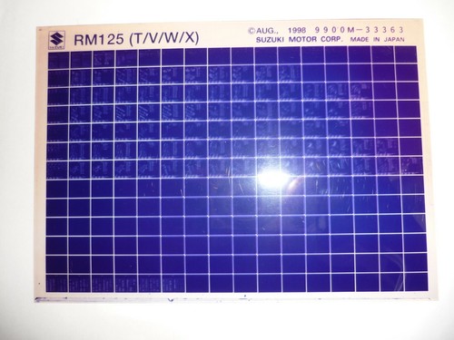 Suzuki rm125 agosto - suzuki, (t/v/w/x)