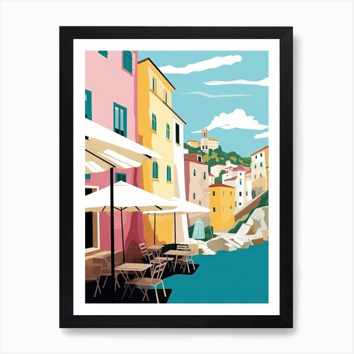 Cinque terre italia pastelli - italia,,