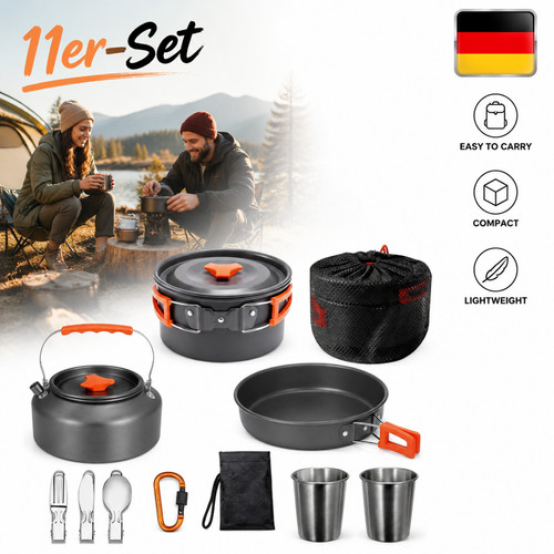 Set stoviglie campeggio in - stoviglie,
