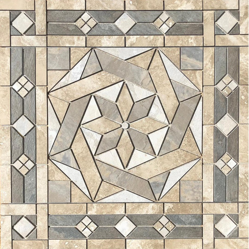 Mosaico medaglione piastrelle