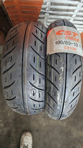 Coppia gomme 100 - gomme, 100/80-10