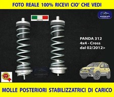  KIT MOLLE Posteriori SOVRACCARICO RIALZO per FIAT PANDA 312 4X4 Cross 02/2012>
