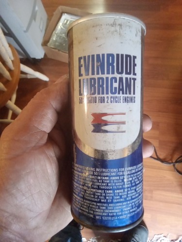 Evinrude lubrificante vintage - evinrude,