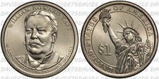 STATI UNITI USA - 1 DOLLARO  PRESIDENTI 2013 - WILLIAM HOWARD TAFT - ZECCA P