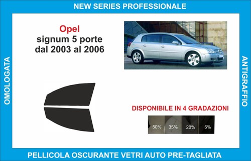 Pellicole oscuranti vetri opel - pellicole,