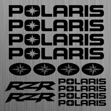 Adesivo decalcomania POLARIS RZR quad ATV 14 pezzi