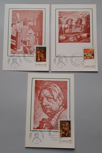 Giorgio chirico cartoline - chirico,
