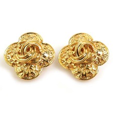 Orecchini clip con logo cc - a,