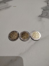 3x Monete 2 Euro Commemorative