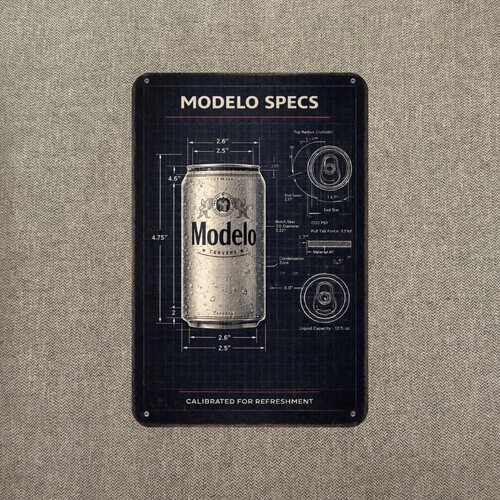 Modelo insegna metallo - modelo,
