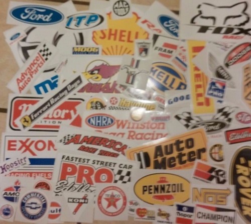 Racing sticker set grab - racing,