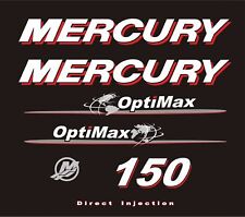 kit adesivi MERCURY optimax 150CV motore marino plastificati tipo originali