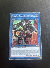 YU GI OH CARTA DRAGO CALLIBROCARICA RARA SEGRETA CIBR-IT042 1EDZ MINT DECK CYBER