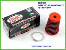 Filtro aria twin air BMC aspirazione diretta abarth tuning 60 mm Inclinato a 12°