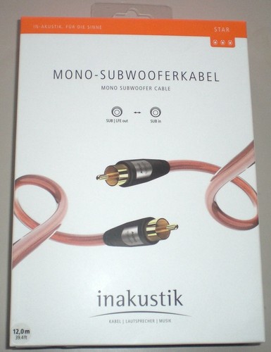 Cavo subwoofer mono inacustica - cavo,