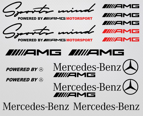 Adesivo powered amg - adesivo, by