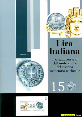 2012 folder lira italiana - folder, la
