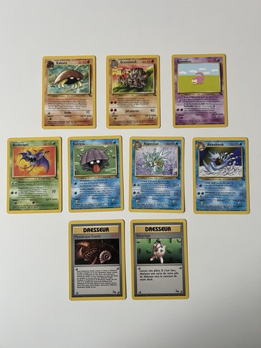 Pokémon tcg fossil base - 9x,