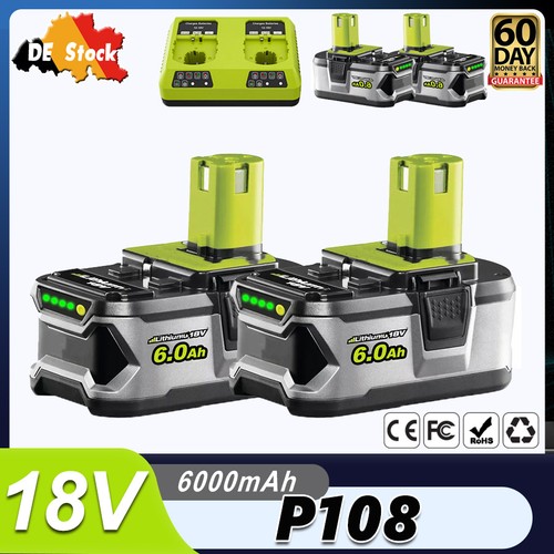 18v per batteria ryobi 8000mah - 18v,