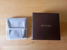 Gucci, Box Porta Collana/Ciondolo, Scatola Più Sacchetto Gucci,Gucci Per Collana